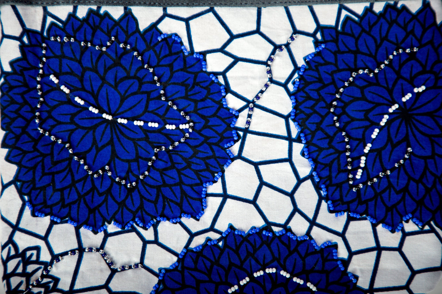 Set of Three Zipper Pouches - "Maua"