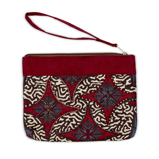 Wristlet Purse- "Berry"