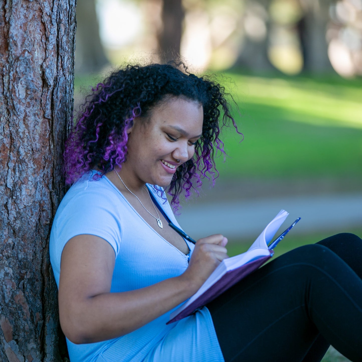 Notebook Wrapped in Kitenge Fabric, Medium- "Pebbles"