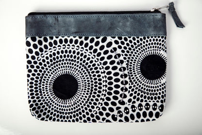 Zipper Pouch- "Mwangaza" Small