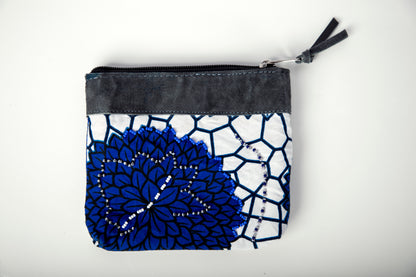 Zipper Pouch- "Maua" Small