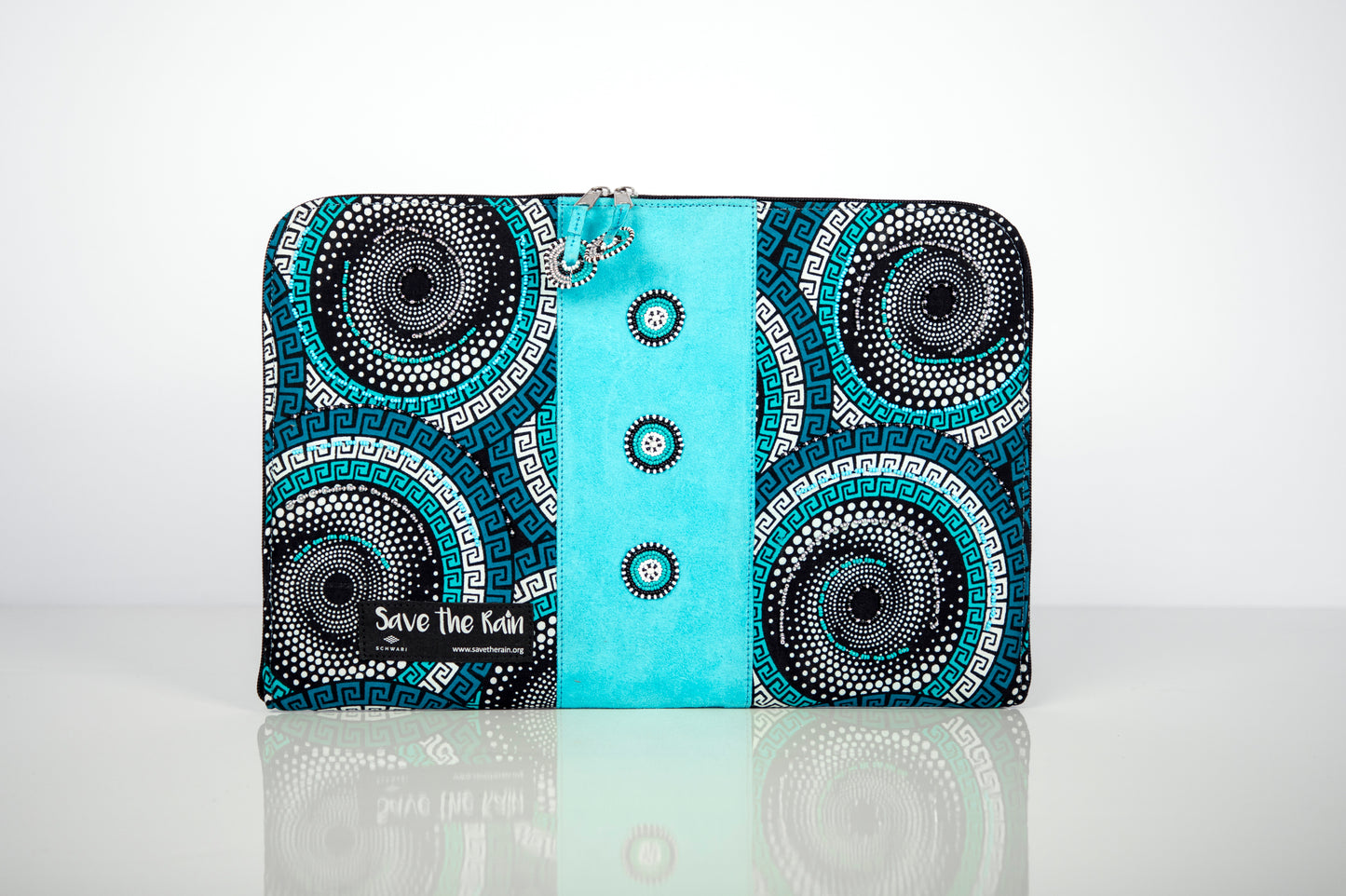 "Daraja" Handmade Four-Piece Set: Tablet Case + Three Zipper Pouches