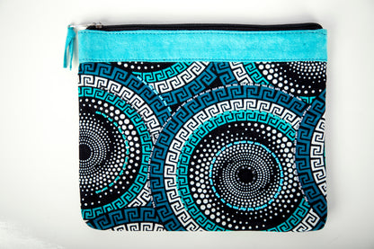 Set of Three Zipper Pouches - "Daraja"