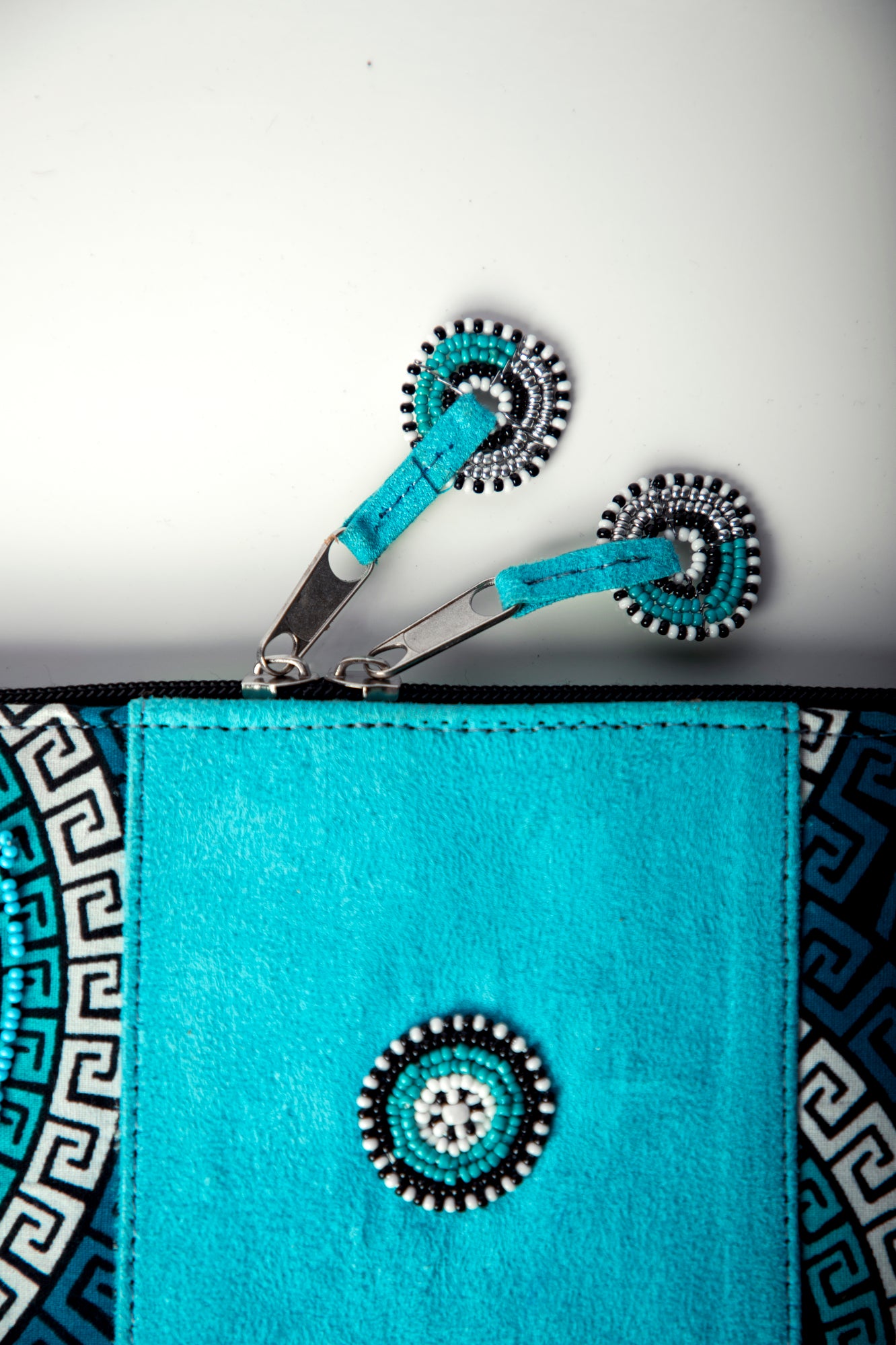 "Daraja" Handmade Four-Piece Set: Tablet Case + Three Zipper Pouches