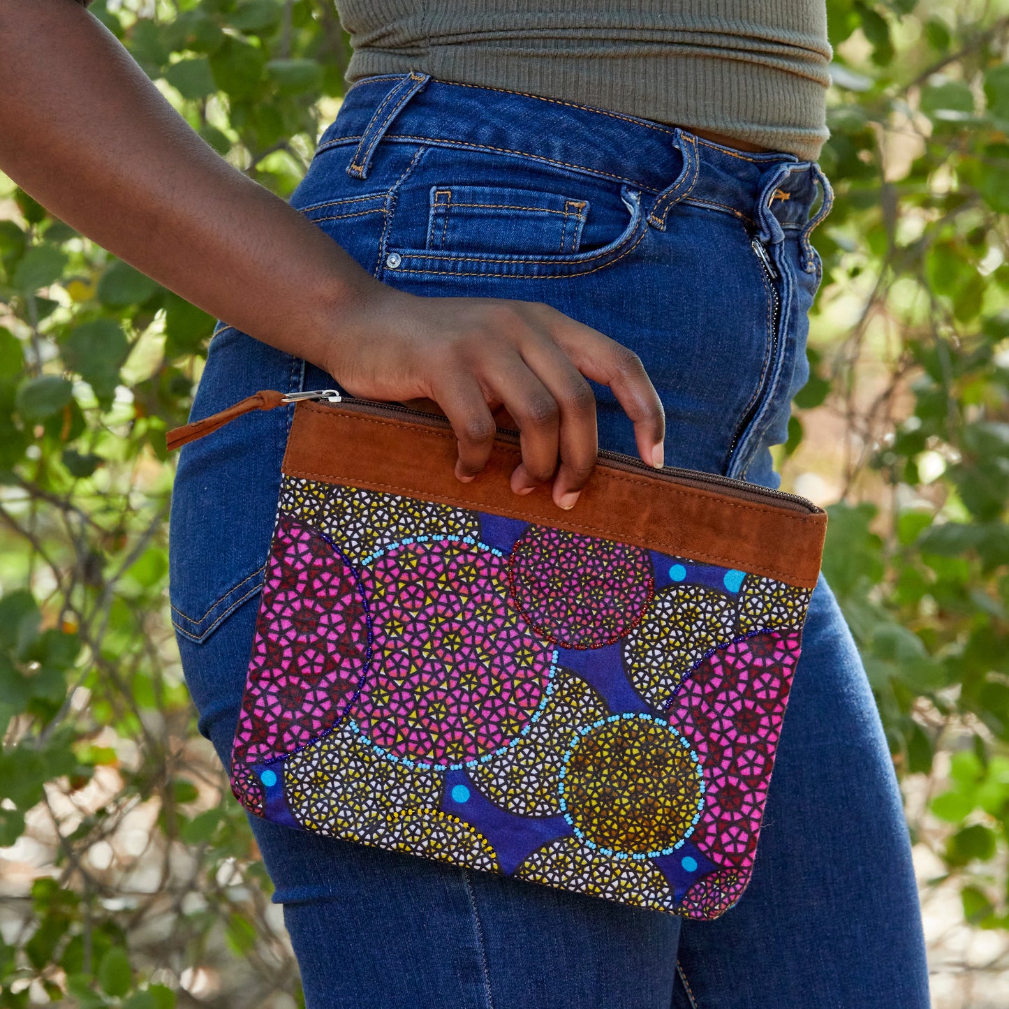 Zipper Pouch- "Inflorescence"