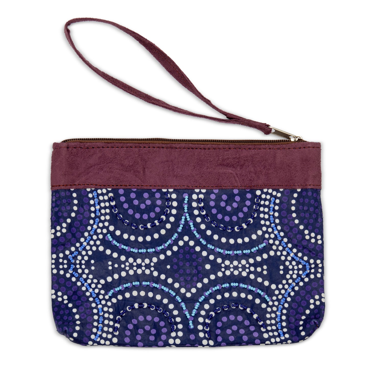 Wristlet Purse- "Grapes"