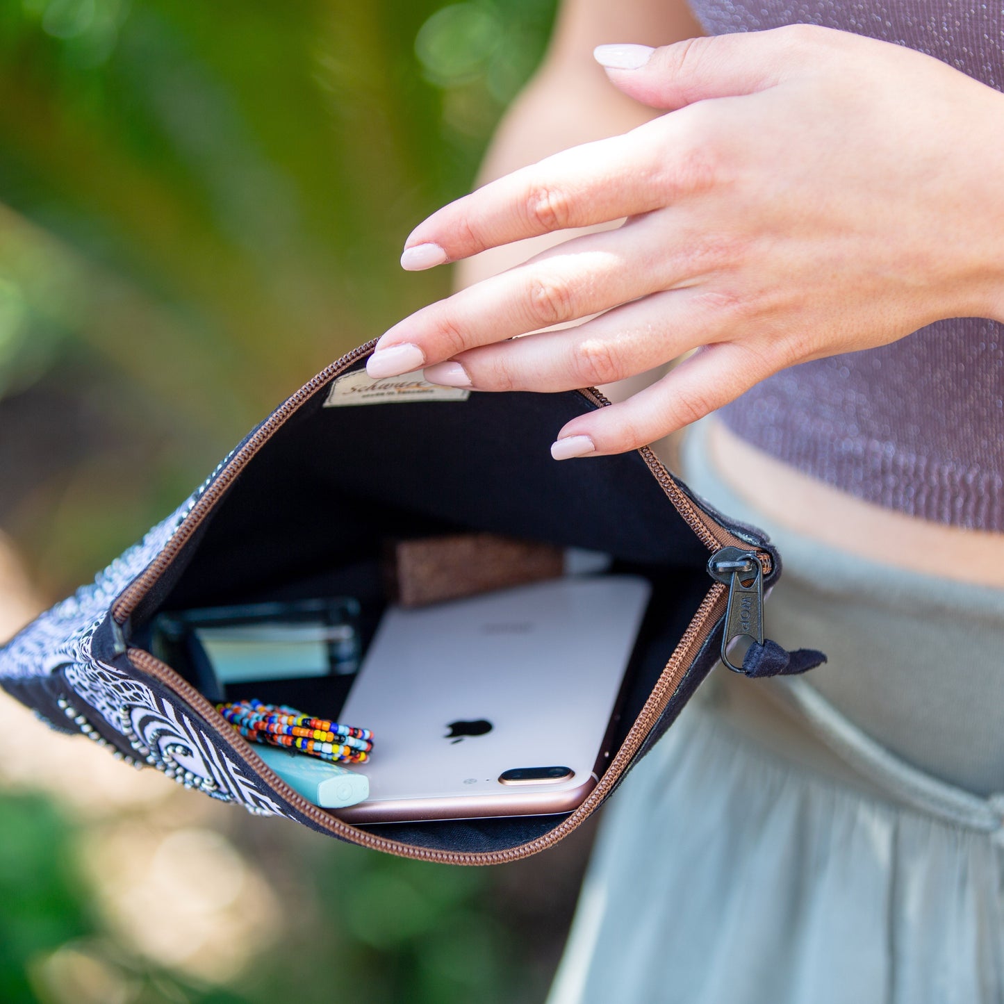 Zipper Pouch- "Inflorescence"